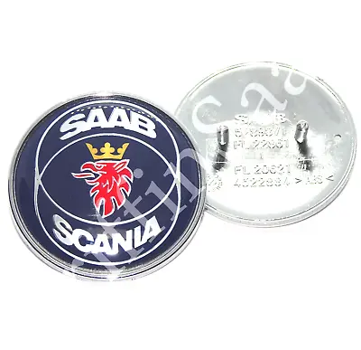 Scania Saab 9-3 93 900 NG900 9000 Front Badge Bonnet Emblem 50mm 88-02 4522884 • $21.97