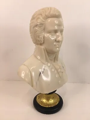 Vintage 12  Great Musician Mozart Bust Resin Marble Statue Marble • $65