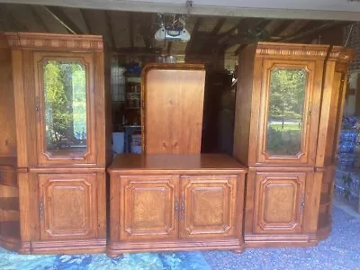 Entertainment Wall Unit Or Dining Room Display Case And Cabinet • $350