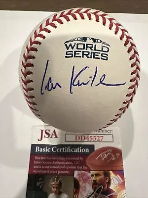Ian Kinsler Autographed 2018 World Series Baseball Boston Red Sox JSA ￼ • $79.99