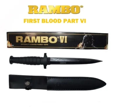 RAMBO 6 FIRST BLOOD PART VI SYLVESTER STALLONE Signature Knife • $59.80