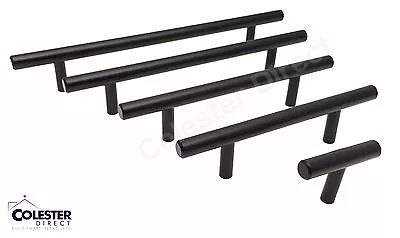 Matte Black T Bar Pull Handle Cabinet Door Kitchen Drawer Hardware 2  - 8.75  • $0.99