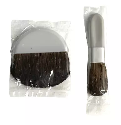 $14.96 • Buy Mary Kay Signature Gray Round Pressed Powder Brush And Compact Blush Cheek Brush