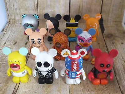 Lot Of 11 Disney Vinylmation URBAN NBC ZOOPER HEROES HOLIDAY ROBOT DUCK • $29.99