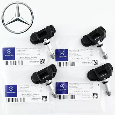 Set Of 4 Benz Tire Pressure Sensor TPMS For ML350 CLK350 C300 CLS550 E350 G500 • $63.95