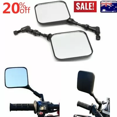 Universal Motorcycle Rearview Side Mirrors For Suzukl Dr 200 250 Dr350 Drz400 • $18.78