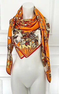 100 % Silk Womans Tree Of Life Horses Print Long Neck  Large Ladies Shawl Scarf  • £48