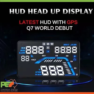 Q7 5.5  HeadUp Display GPS Windscreen Speedometer Projector For Volkswagen T4 T5 • $51.49