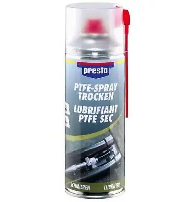 Presto PTFE Spray Dry 279911 400ml Lubricant Grease Spray • $25.43