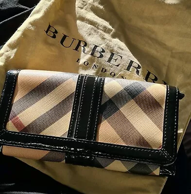 Genuine Used Burberry Wallet With Dust Bag • $380