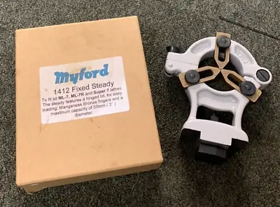 Original Myford Fixed Steady 1412 Original Box For Series 7 Lathes Ml7 Rdgtools • £120