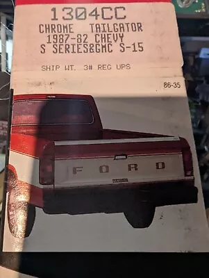 Vintage Chevy S Series - GMC S-15 - 1982-87 Chrome TAILGATE CAP Molding Trim NOS • $79.99
