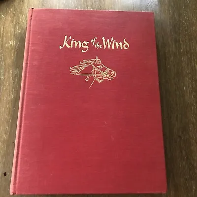 King Of The Wind Marguerite Henry 1948 Vtg. HC Book Color + Illustrations Horses • $15