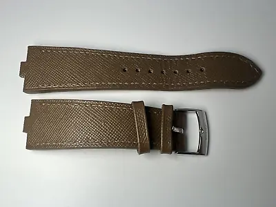Delugs Saffiano Taupe Watch Strap For Vacheron Constantin Overseas 4500V • $199