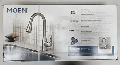 MOEN Kaden 87966SRS Single-Handle Pull-Down Sprayer Kitchen Faucet Stainless • $140.90