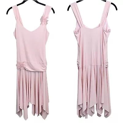 Frederick’s Of Hollywood Balletcore Handkerchief Vintage Pink Mini Dress Size M • $59.88