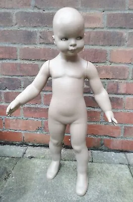 Vintage 1950s Plaster Unisex Child Shop Mannequin Full Body Posable Arms. • £195