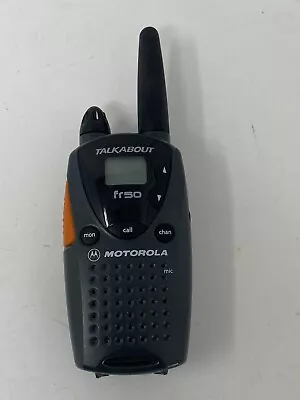 (1) Motorola Talkabout Fr50 Replacement 2 Way Radio Walkie Talkie W/ Clip Works • $12.65