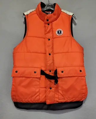 Life Vest By Mustang The Floater Survival Adult Medium 38-42  MV3180 Orange • $39