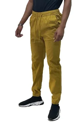 Men's TWILL Joggers Pants Cottton Stretched Casual Active Sports USA SIZE S-3XL • $24.94