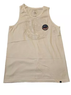 Quicksilver Regular Fit Men's Glory Tank Sleeveless Color White Size Médium.  • $22