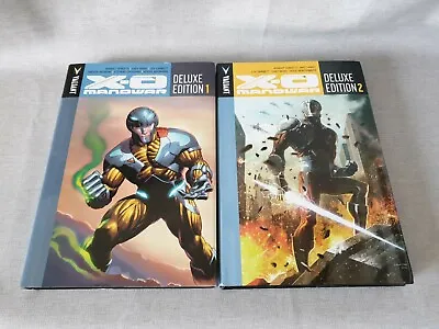 Valiant X-o Manowar Deluxe Edition 1 & 2 Hardcover Excellent Condition  • £80