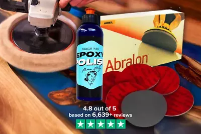 £39.85 • Buy Professional Casting Resin Polishing Kit - PADS + CREAM