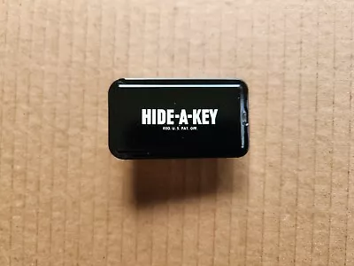 Vintage Hide A Key Magnetic Hidden Key Slide Top Compartment Original  • $10