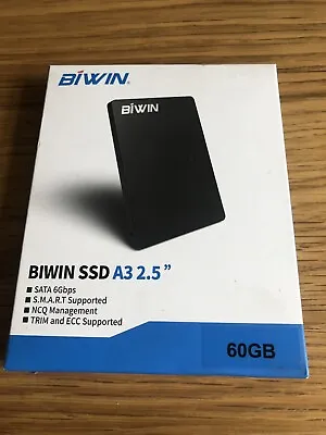 £15 • Buy Biwin SSD A3 2.5” 60GB