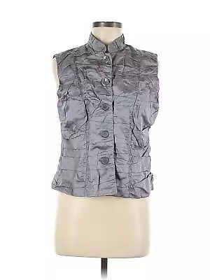 Erin London Women Gray Vest M Petites • $18.74