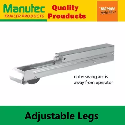 Manutec Caravan Corner Leg Stabilizer Steady Leveller 500mm Hex Head + Wheel • $50