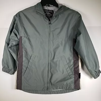 Pacific Trail Boy’s Olive Black Full Zip Jacket Size Small Size 8 • $12.95