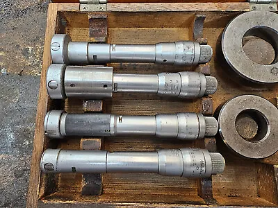 Mitutoyo Holtest Inside Bore Micrometer .8  To 1.6  3-Point Tri Mic Mike 168-923 • $1000