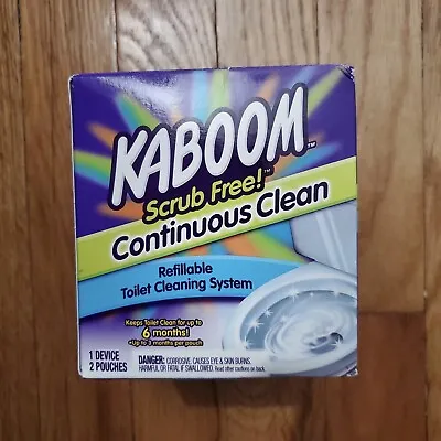 Kaboom Scrub Free Continuous Clean Refillable Toilet Cleaning System • $30