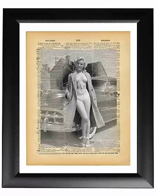 Marilyn Monroe In A Bikini Dictionary Art  Fantasy Poster Photo Art • $53.96