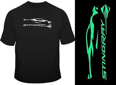 Corvette C8 Stingray T-Shirt (Glow In The Dark) • $25