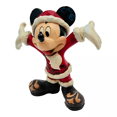 Jim Shore Disney Santa Claus Mickey Mouse Figurine #4046016 SIGNED RARE • $199.95