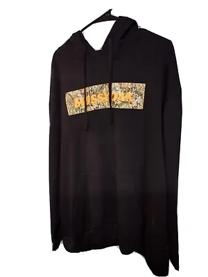 Hoodie Mossy Oak Men's Size 2XL Black  New With Tags. With  Mossy  Oak  Logo • $15