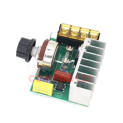 4000W 0-220V AC SCR Electric Voltage Regulator Motor Speed Controller Dimmers • £46.80