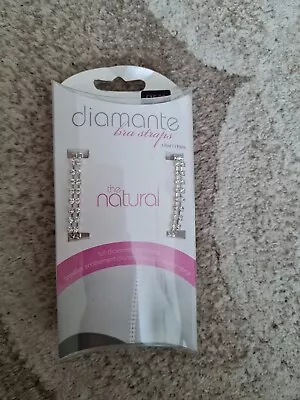 £3 • Buy The Natural, Diamante Bra Straps. BNIB