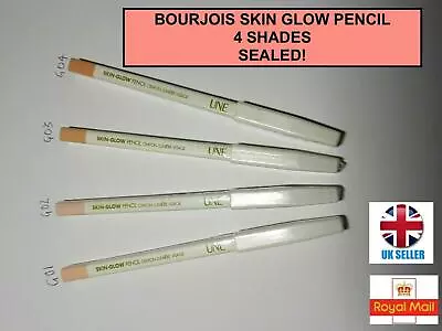 NEW & SEALED * Bourjois UNE Skin Glow Pencil Crayon Lips Eyes *4 Shades* • £2.99