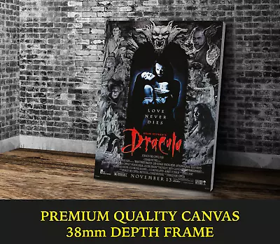 Bram Stokers Dracula Classic Movie Large CANVAS Art Print Gift A0 A1 A2 A3 A4 • £20.66