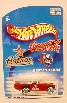 £4.87 • Buy Hot Wheels Coca Cola Houston Astros '57 T-Bird Limited Edition MOC