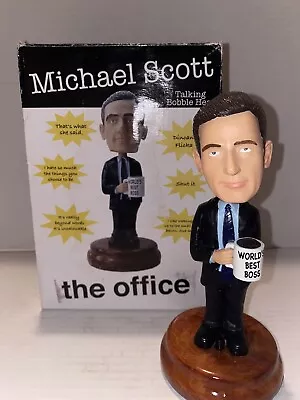 Michael Scott The Office Talking Bobblehead NBC Universal Licensed • $40