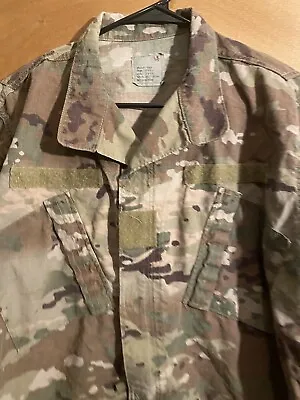 US Army Combat Uniform Jacket Multicam OCP Medium Short Fire Resistant • $14