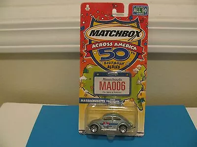 Matchbox Across America 50th Birthday Series Massachusetts 1962  VW Beetle • $9.99
