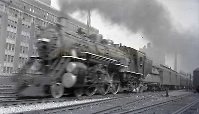 Steam Locomotive Action Shot - Vintage Railroad Negative • $29.45