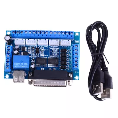 MACH3 CNC 5 Axis Interface Breakout Board For Stepper Motor Driver CNC Mi_MF • $6.25