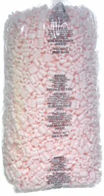 Packing Peanuts 3.5 Cu Ft - 1 Bag Pink Anti Static Popcorn Free Shipping • $18.25