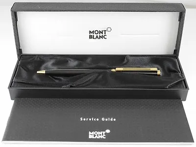 Montblanc Noblesse Oblige Black GT Ballpoint Pen NEW FREE SHIPPING WORLDWIDE • $399